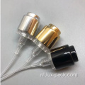 Zwart 15 mm aluminium parfumsprayer met aluminium dop